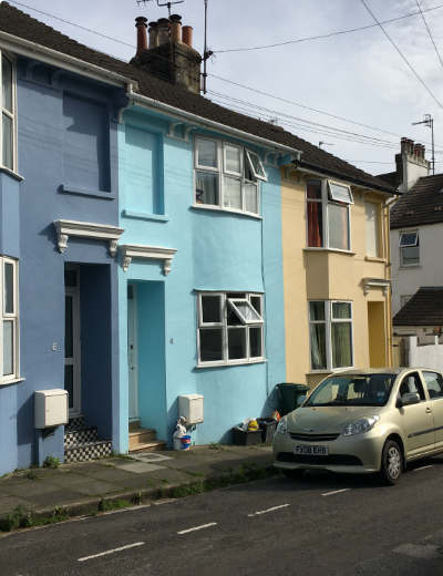 terraced houses